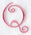 Curlz Capital Letter Q - 3 inch