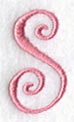 Curlz Capital Letter S - 3 inch