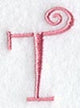 Curlz Capital Letter T - 3 inch