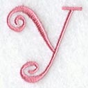 Curlz Capital Letter Y - 3 inch