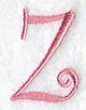 Curlz Capital Letter Z - 3 inch