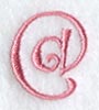 Curlz Punctuation At Symbol - 3 inch