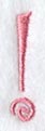 Curlz Punctuation Exclamation Mark - 3 inch