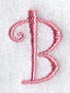 Curlz Capital Letter B - 3 inch