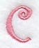 Curlz Capital Letter C - 3 inch