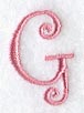 Curlz Capital Letter G - 3 inch