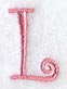 Curlz Capital Letter L - 3 inch
