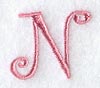 Curlz Capital Letter N - 3 inch
