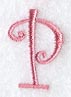 Curlz Capital Letter P - 3 inch
