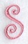 Curlz Capital Letter S - 3 inch