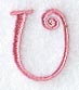 Curlz Capital Letter U - 3 inch