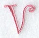 Curlz Capital Letter V - 3 inch