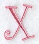 Curlz Capital Letter X - 3 inch