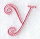Curlz Capital Letter Y - 3 inch