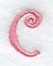 Curlz Lower Case c - 3 inch
