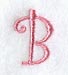 Curlz Capital Letter B - 3 inch
