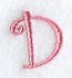 Curlz Capital Letter D - 3 inch