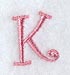 Curlz Capital Letter K - 3 inch