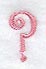 Curlz Punctuation Question Mark - 3 inch