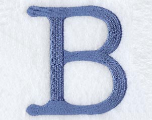 Courier Upper Case Letter B - 3 Inch