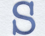Courier Upper Case Letter S - 3 Inch