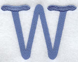 Courier Upper Case Letter W - 3 Inch