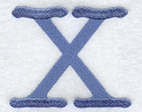 Courier Upper Case Letter X - 3 Inch