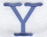 Courier Upper Case Letter Y - 3 Inch