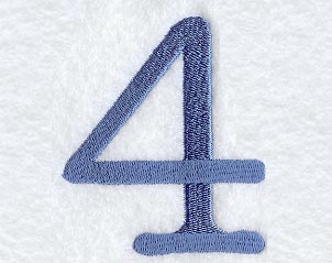 Courier Number 4 - 3 Inch