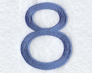 Courier Number 8 - 3 Inch