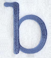 Courier Lower Case Letter b - 3 Inch