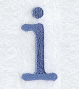 Courier Lower Case Letter i - 3 Inch