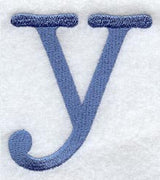 Courier Lower Case Letter y - 3 Inch