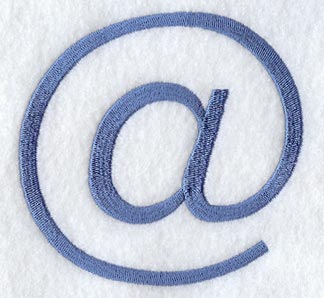 Courier Punctuation At Symbol - 3 Inch