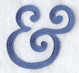 Courier Punctuation Ampersand - 3 Inch