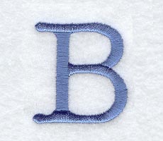 Courier Upper Case Letter B - 3 Inch
