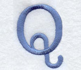 Courier Upper Case Letter Q - 3 Inch