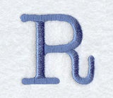 Courier Upper Case Letter R - 3 Inch