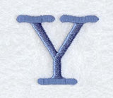 Courier Upper Case Letter Y - 3 Inch