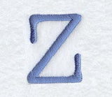 Courier Upper Case Letter Z - 3 Inch