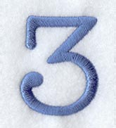 Courier Number 3 - 3 Inch