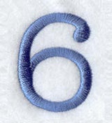 Courier Number 6 - 3 Inch