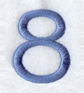 Courier Number 8 - 3 Inch