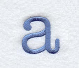Courier Lower Case Letter a - 3 Inch
