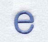 Courier Lower Case Letter e - 3 Inch