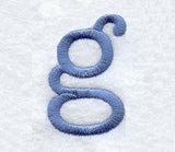 Courier Lower Case Letter g - 3 Inch