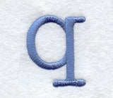 Courier Lower Case Letter q - 3 Inch