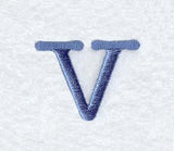 Courier Lower Case Letter v - 3 Inch