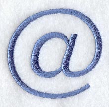 Courier Punctuation At Symbol - 3 Inch