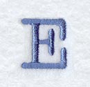 Courier Upper Case Letter E - 3 Inch